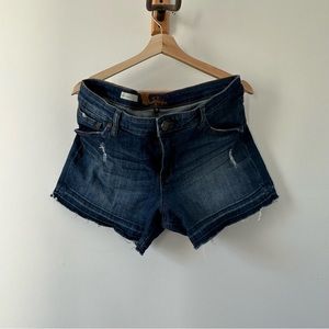Distressed short shorts size 12